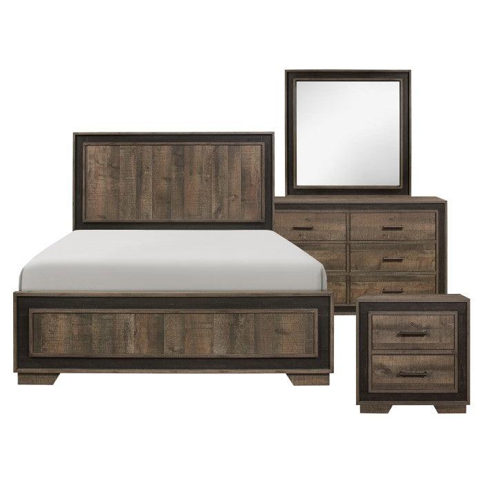 Ellendale 4 Piece Queen Bedroom Set In Dark Ebony 1695-1*4 | Homelegance