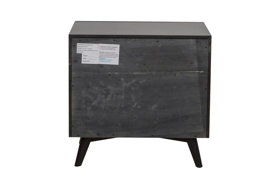 Raku 5 Piece Eastern King Platform Bedroom Set In Gray And Black 1711K-1Ek-5Set | Homelegance