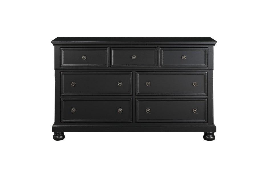 Laurelin Dresser, Hidden Drawer In Black 1714Bk-5 | Homelegance