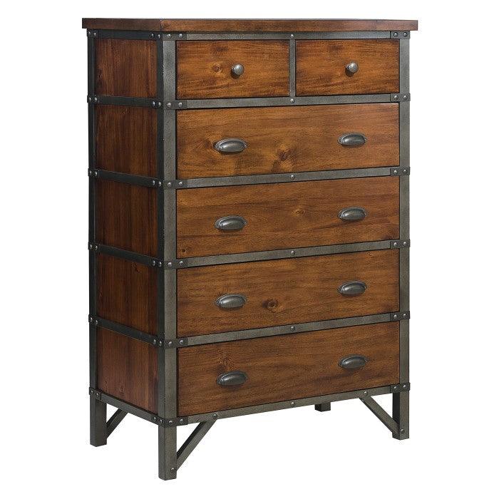 Holverson Brown Milk Crate Chest 1715-9 | Homelegance