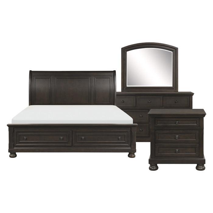 Begonia 4 Piece Queen Bedroom Set 1718Gy-1-4 | Homelegance