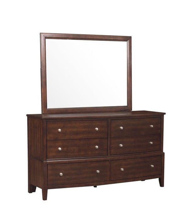 Cotterill Cherry Dresser And Mirror Set 1730-5-6 | Homelegance