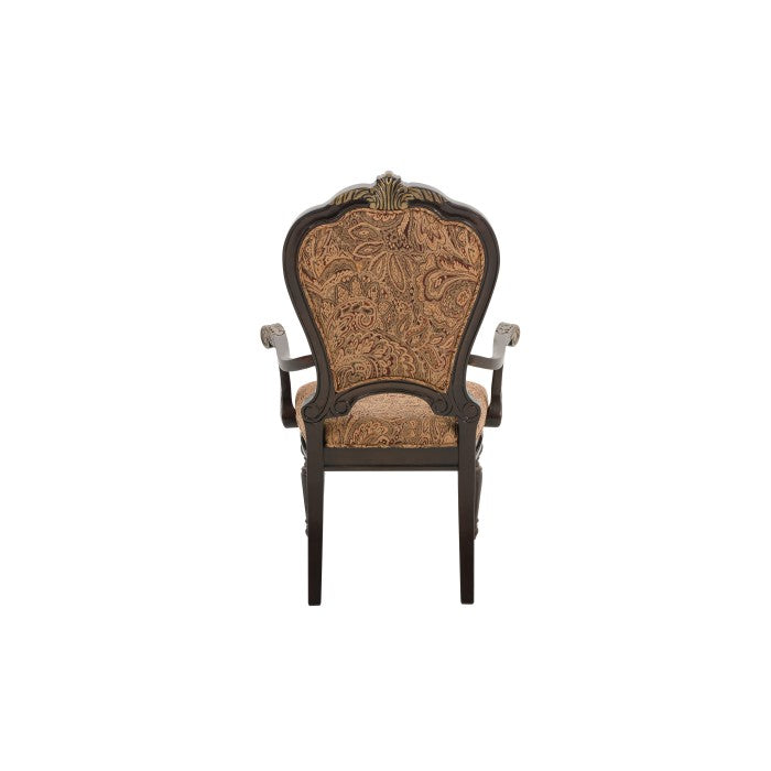 Russian Hill Warm Cherry Arm Chair (Set Of 2) 1808A | Homelegance