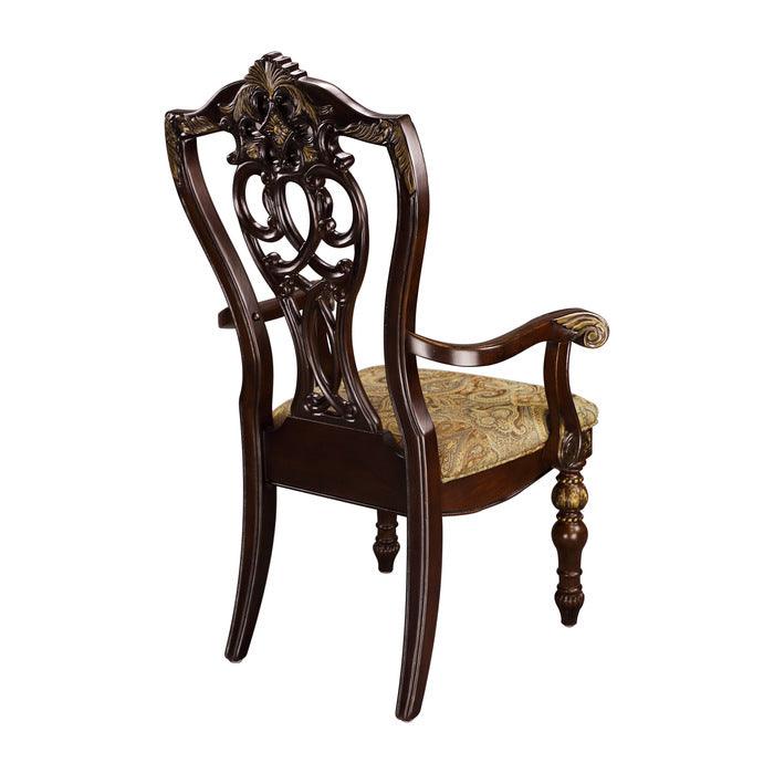 Catalonia Cherry Arm Chair (Set Of 2) 1824A | Homelegance