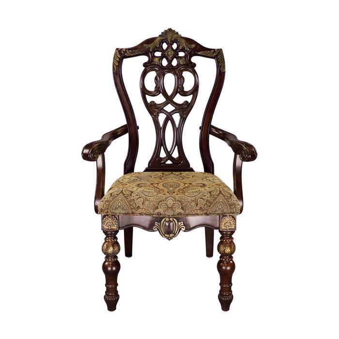 Catalonia Cherry Arm Chair (Set Of 2) 1824A | Homelegance
