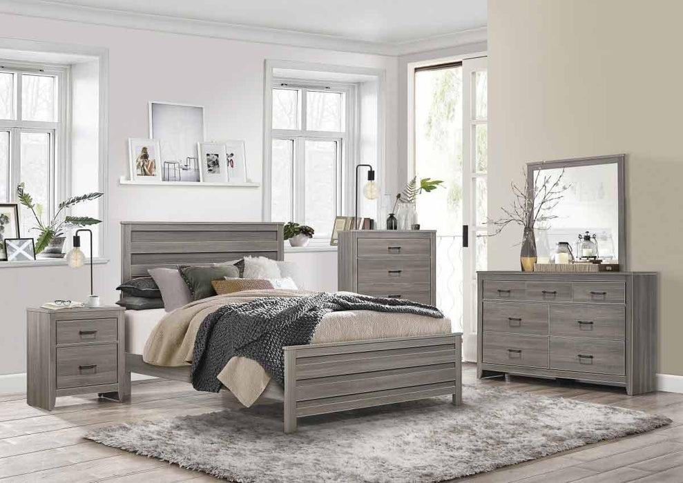 Waldorf Eastern King Bed In Dark Gray 1902K-1Ek* | Homelegance