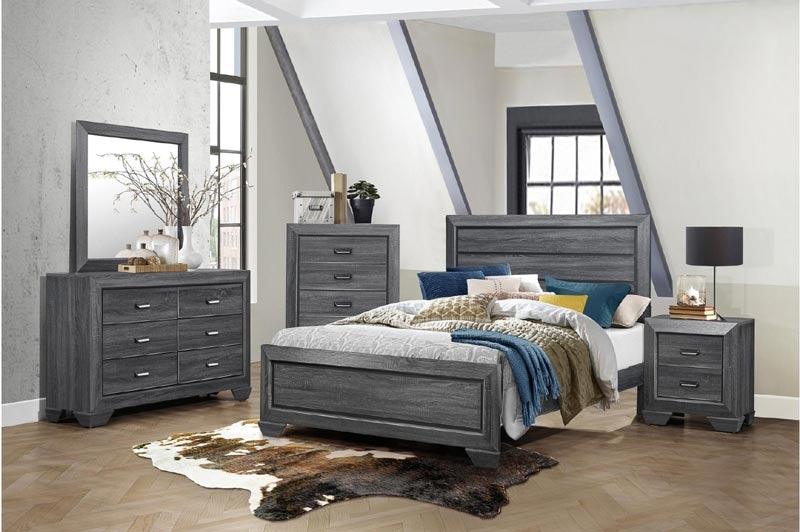 Beechnut 6 Piece Eastern King Bedroom Set 1904Kgy-1Ek-6Set | Homelegance