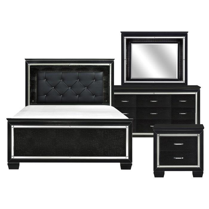 Allura 4 Piece Queen Bedroom Set 1916Bk-1-4 | Homelegance