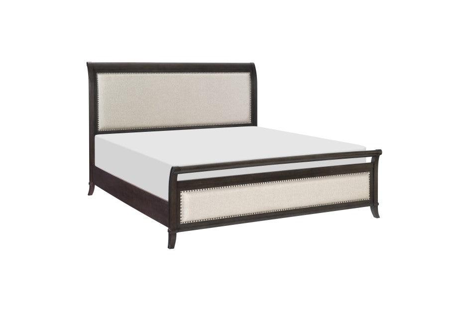 Hebron Eastern King Bed In Dark Cherry 1923Nbk-1Ek* | Homelegance