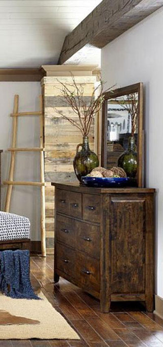 Jerrick Dresser With Mirror In Burnished Brown 1957-Dm | Homelegance
