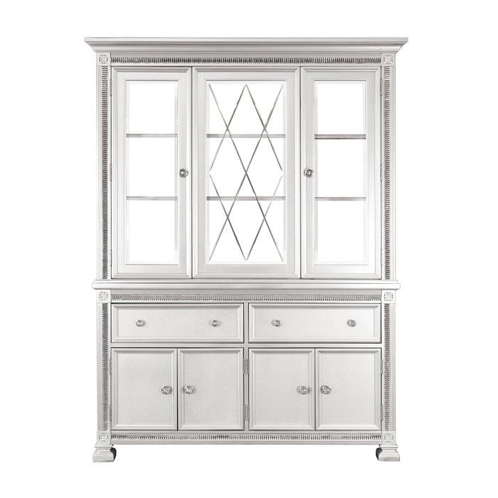 Bevelle Buffet & Hutch In Silver 1958-50* | Homelegance