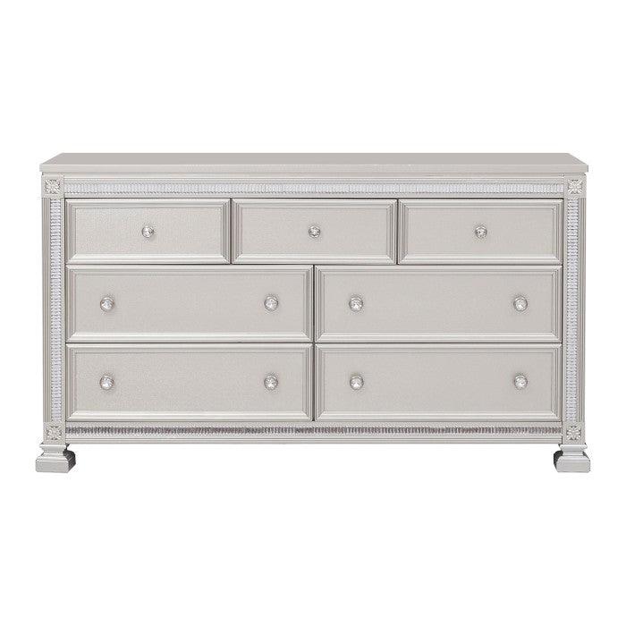 Bevelle Dresser In Silver 1958-5 | Homelegance
