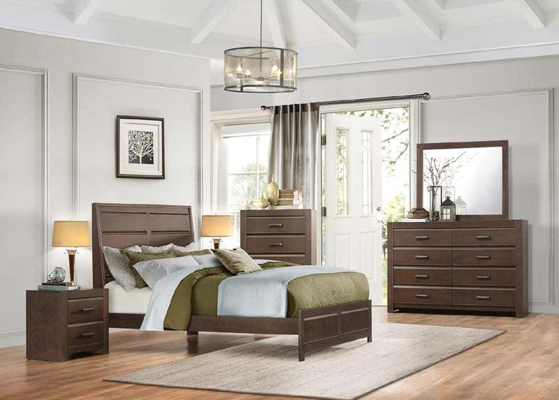 Erwan 5 Piece Queen Bedroom Set 1961-1-5Set | Homelegance