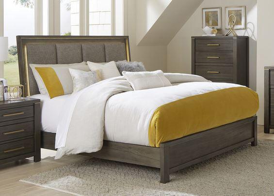 Scarlett Eastern King Bed In Brownish Gray 1555K-1Ek | Homelegance