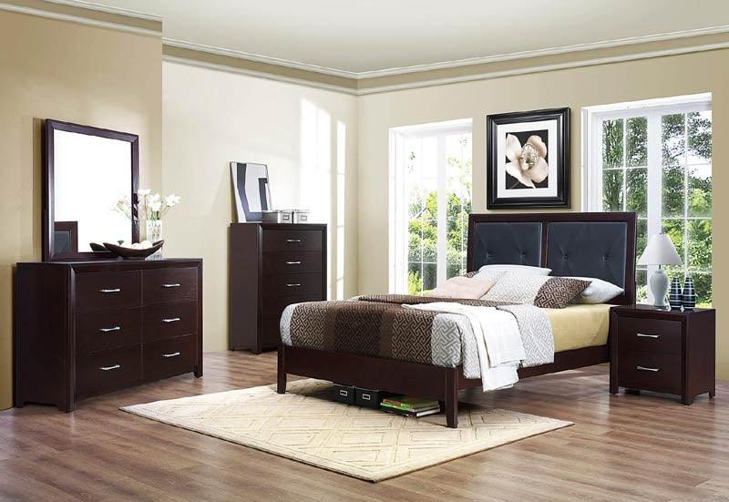 Edina 5 Piece Eastern King Bedroom Set 2145K-1Ek-5Set | Homelegance