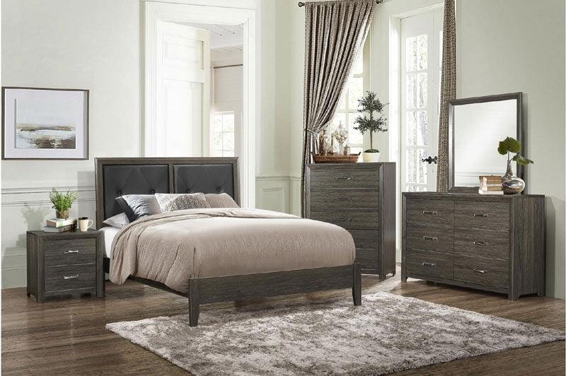 Edina 5 Piece Eastern King Bedroom Set 2145Knp-1Ek-5Set | Homelegance