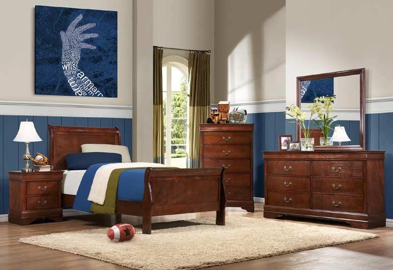 Mayville 5 Piece Eastern King Bedroom Set 2147K-1Ek-5Set | Homelegance