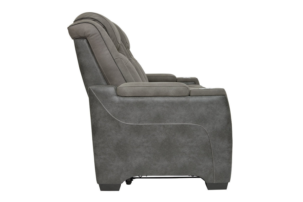 Next-Gen DuraPella Slate Power Reclining Sofa