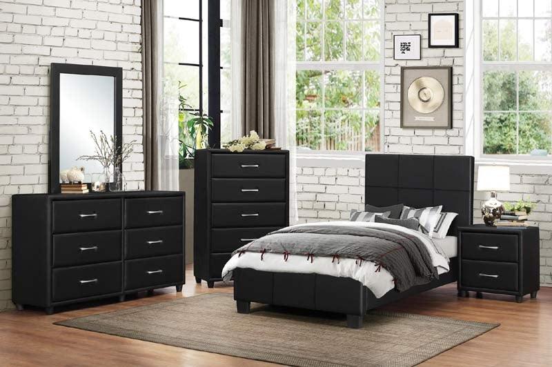 Lorenzi 5 Piece Twin Size Bedroom Set 2220T-1-5Set | Homelegance