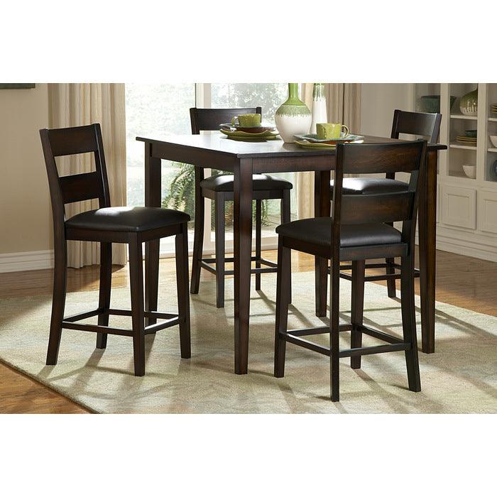 Griffin 5 Piece Pack Counter Height Set 2425-36 | Homelegance