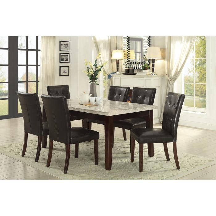 Decatur Dining Table Marble Top 2456-64Wm | Homelegance