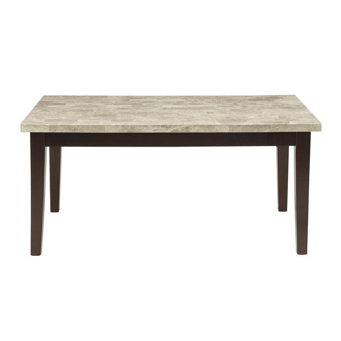 Decatur Dining Table Marble Top 2456-64Wm | Homelegance
