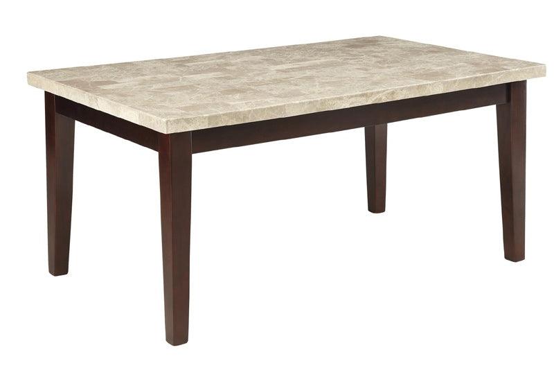 Decatur Dining Table Marble Top 2456-64Wm | Homelegance