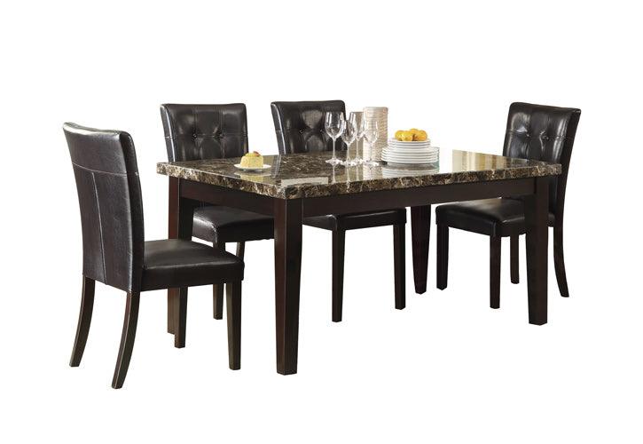 Teague 5 Piece Dining Table Set 2544-64-5Set | Homelegance