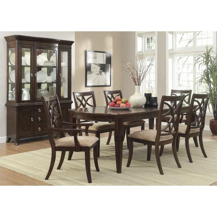 Keegan Rich Brown Cherry Dining Table 2546-96 | Homelegance