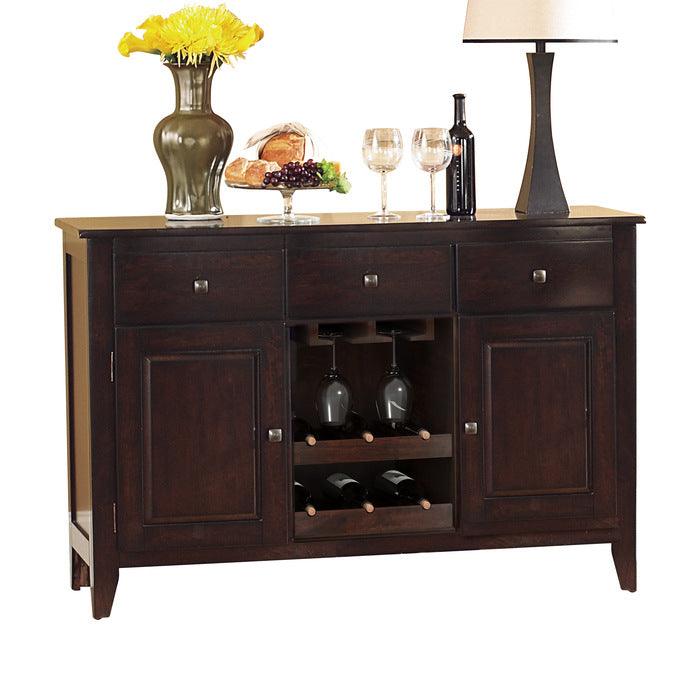 Crown Point Server In Warm Merlot 1372-40 | Homelegance