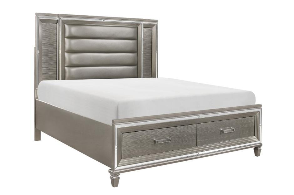 Tamsin 6 Piece Queen Platform Bedroom Set 1616-1-6Set | Homelegance