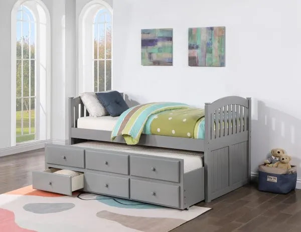 GREY BUNKBED BED