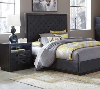 Larchmont Charcoal 3 Piece Queen Bedroom Set 5424-1-3 | Homelegance
