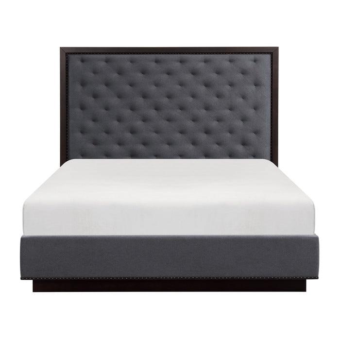 Larchmont Charcoal Eastern King Bed 5424K-1Ek | Homelegance