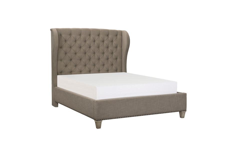 Vermillion Queen Bed In Gray Cashmere 5442-1* | Homelegance