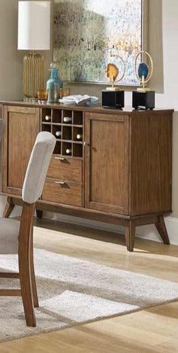 Edam Brown 6 Piece Round Dining Room Set 5492-52-6 | Homelegance