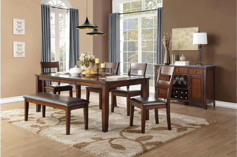 Mantello 7 Piece Dining Room Set 5547-78-7Set | Homelegance