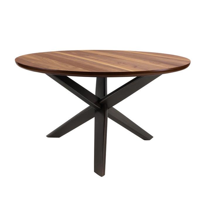 Nelina Brown Round Dining Table 5597-53 | Homelegance