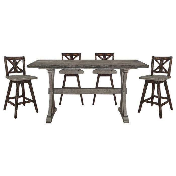 Amsonia 5 Piece Counter Height Dining Set 5602-36-5Set | Homelegance