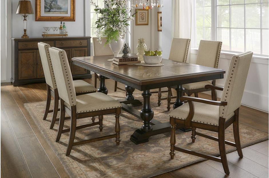 Stonington 7 Piece Dining Table Table Set 5703*7 | Homelegance