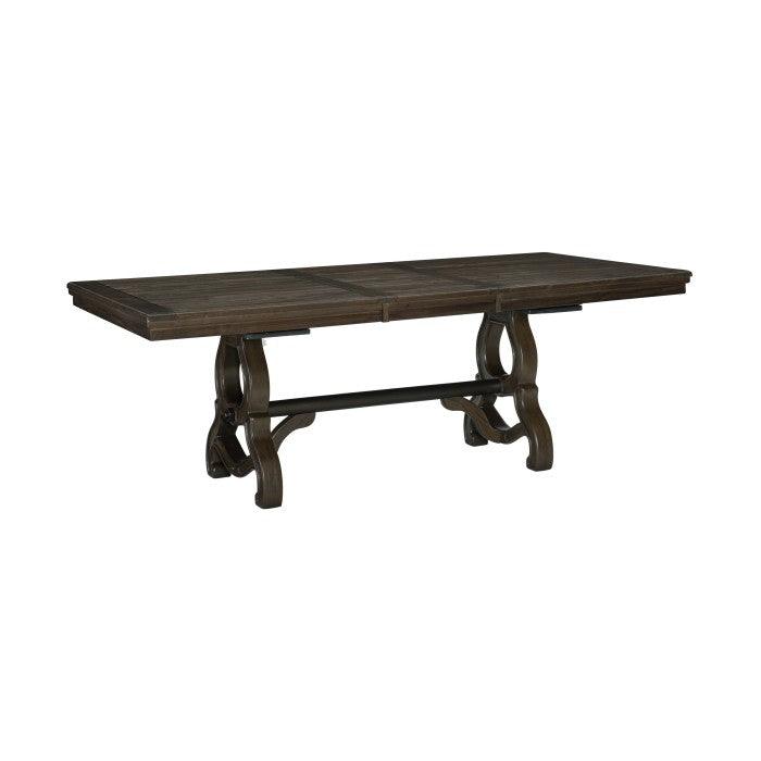 Gloversville Dining Table In Brown 5799-86 | Homelegance