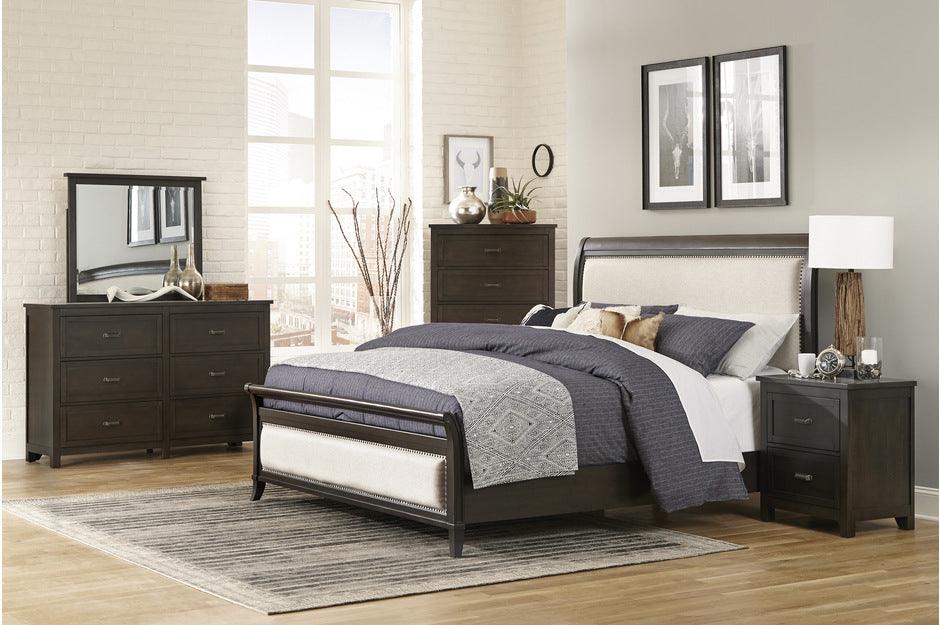Hebron 5 Piece Queen Bedroom Set In Dark Cherry 1923Nb-1-5Set | Homelegance