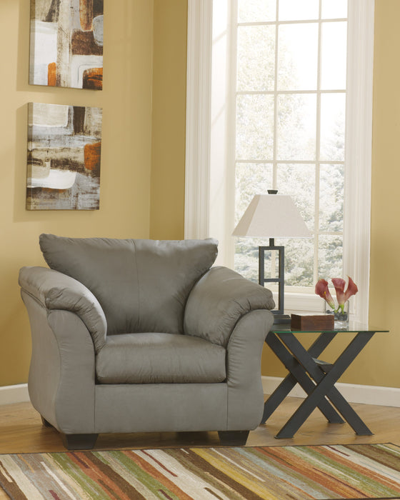 Darcy Cobblestone Living Room Set