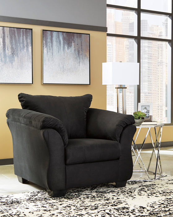 Darcy Black Living Room Set