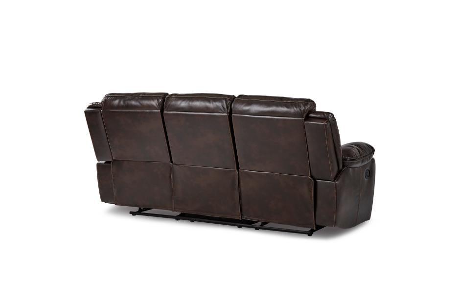 Bastrop Double Reclining Sofa 8230Brw-3 | Homelegance