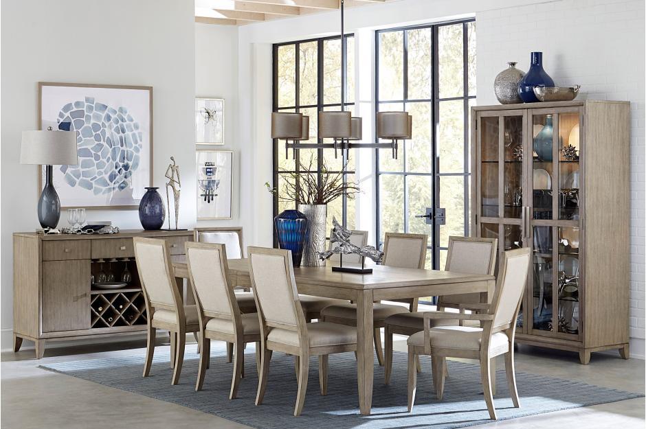 Mckewen 9 Piece Dining Room Set In Gray 1820-86-9Set | Homelegance