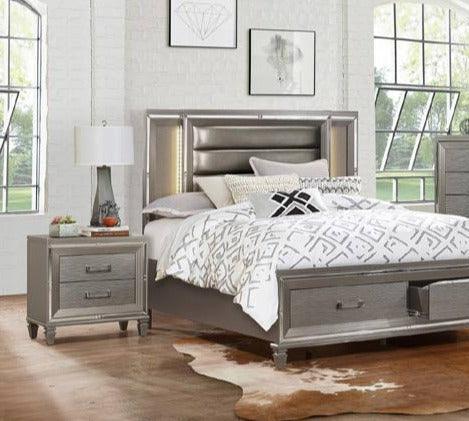 Tamsin 3 Piece Eastern King Platform Bedroom Set 1616K-1Ek-3Set | Homelegance
