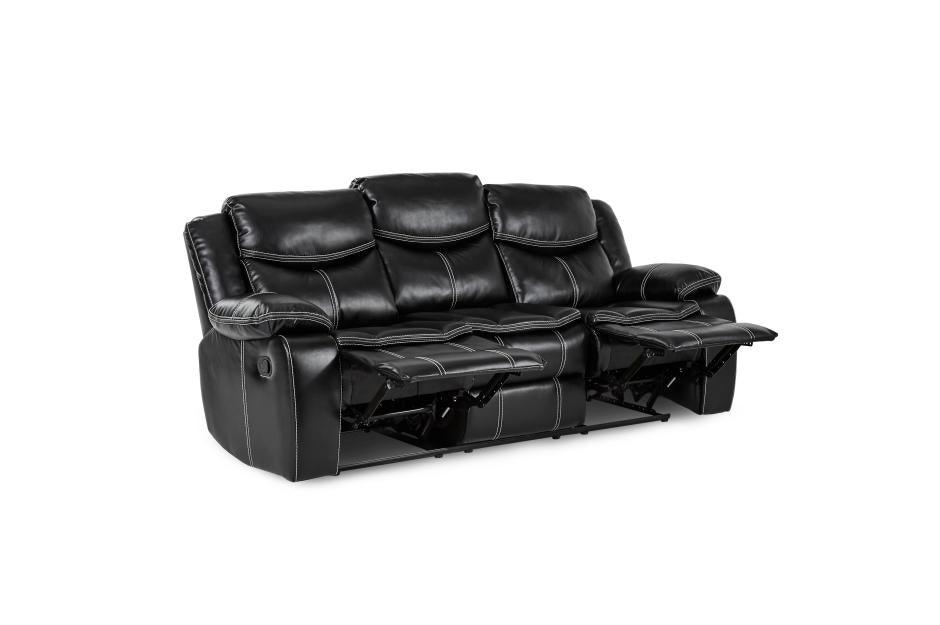 Bastrop 3 Piece Living Room Set 8230Blk-3Set | Homelegance