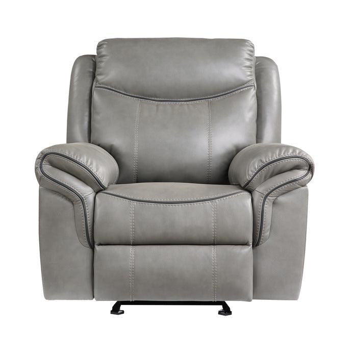 Aram Glider Reclining Chair 8206Gry-1 | Homelegance