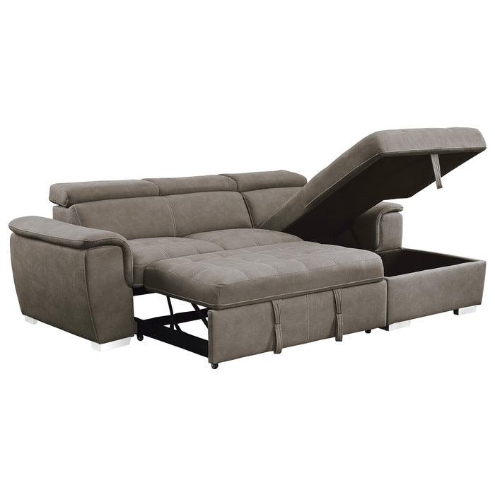 Ferriday Taupe Sectional 8228Tp | Homelegance
